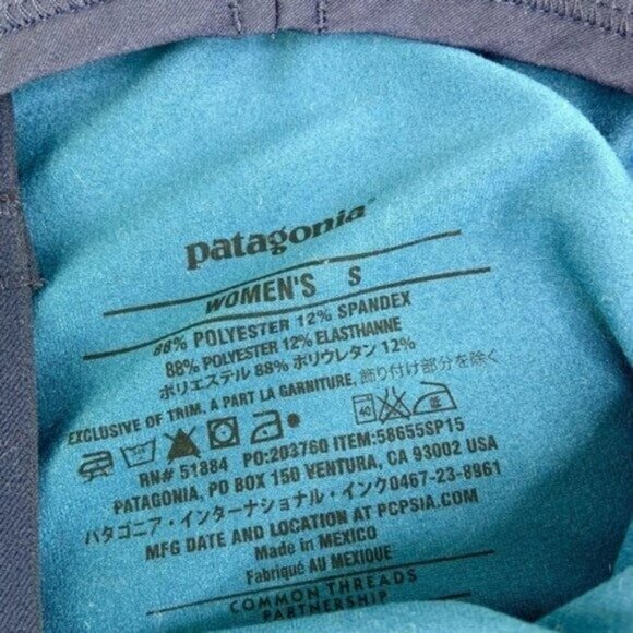 Patagonia Blue Halter Tall Pines Dress - Picture 3 of 5
